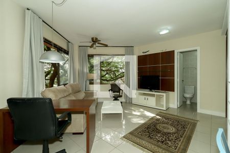 Sala de apartamento à venda com 1 quarto, 52m² em Três Figueiras, Porto Alegre