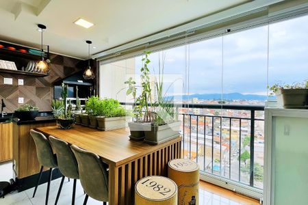 Varanda gourmet de apartamento à venda com 3 quartos, 106m² em Jardim Flor da Montanha, Guarulhos