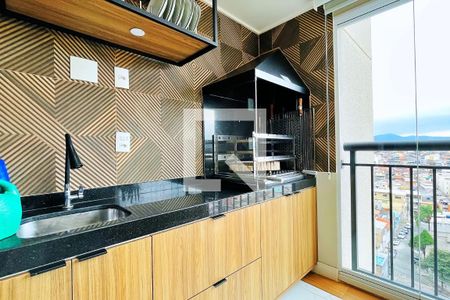 Varanda gourmet de apartamento à venda com 3 quartos, 106m² em Jardim Flor da Montanha, Guarulhos