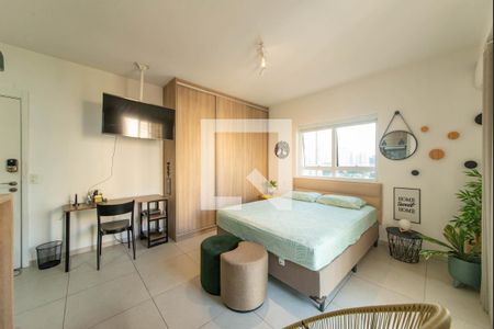 Quarto de apartamento para alugar com 1 quarto, 32m² em Brooklin, São Paulo