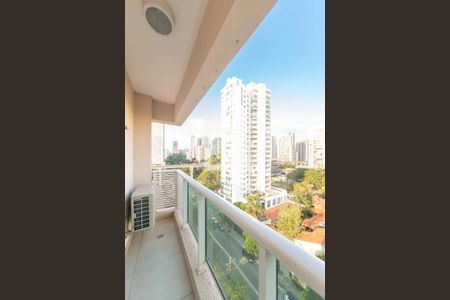 Sacada de apartamento para alugar com 1 quarto, 32m² em Brooklin, São Paulo