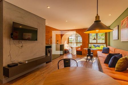 Área comum de apartamento para alugar com 1 quarto, 25m² em Vila Andrade, São Paulo