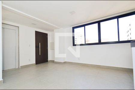Sala de estar de apartamento à venda com 1 quarto, 49m² em Funcionários, Belo Horizonte