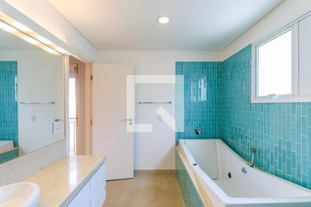 Banheiro da Suíte 1 de casa de condomínio para alugar com 4 quartos, 227m² em Brooklin Paulista, São Paulo