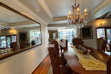 Sala de Jantar de casa de condomínio à venda com 5 quartos, 600m² em Residencial Dez (alphaville), Santana de Parnaíba