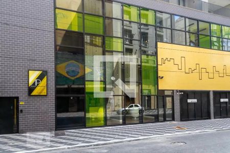 Studio para alugar com 25m², 1 quarto e sem vaga Studio para alugar com 25m², 1 quarto e sem vagaFachada