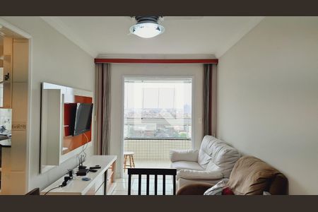 Sala de apartamento para alugar com 2 quartos, 68m² em Vila Caiçara, Praia Grande