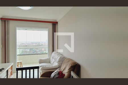 Sala  de apartamento para alugar com 2 quartos, 68m² em Vila Caiçara, Praia Grande