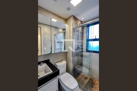 Banheiro da Suíte de apartamento para alugar com 1 quarto, 50m² em Vila Mariana, São Paulo