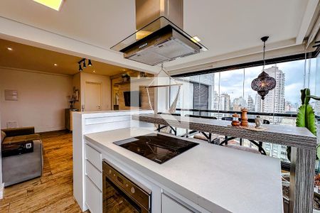 Cozinha de apartamento para alugar com 1 quarto, 50m² em Vila Mariana, São Paulo