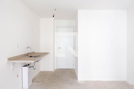 Sala/Cozinha de apartamento à venda com 1 quarto, 26m² em Indianópolis, São Paulo
