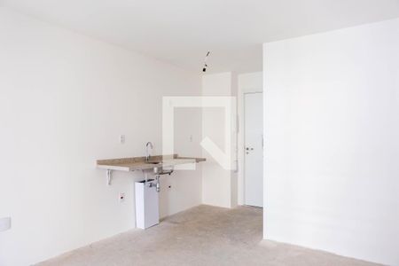 Sala/Cozinha de apartamento à venda com 1 quarto, 26m² em Indianópolis, São Paulo