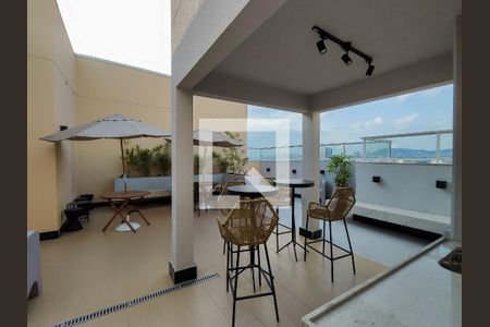 Apartamento à venda com 38m², 1 quarto e sem vagaVaranda gourmet