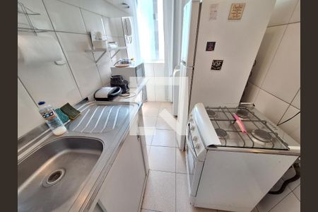 Cozinha  de apartamento à venda com 1 quarto, 40m² em Botafogo, Rio de Janeiro