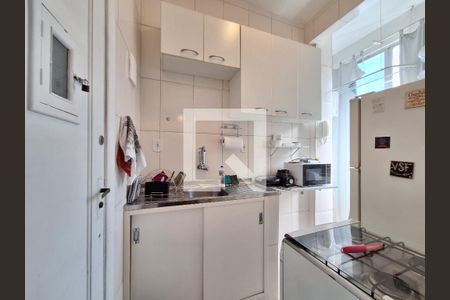 Cozinha  de apartamento à venda com 1 quarto, 40m² em Botafogo, Rio de Janeiro