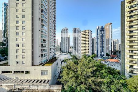 Vista da Varanda de apartamento à venda com 1 quarto, 40m² em Vila Regente Feijó, São Paulo