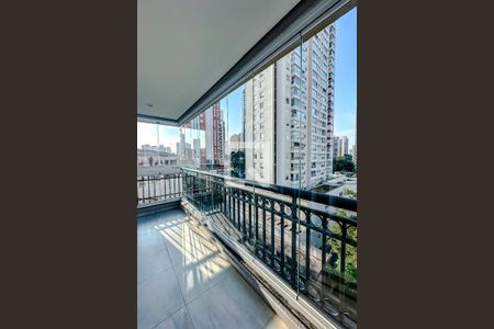 Varanda da Sala de apartamento à venda com 1 quarto, 40m² em Vila Regente Feijó, São Paulo