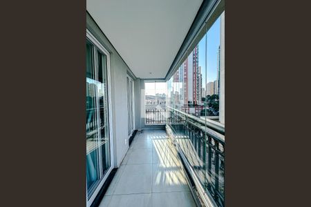 Varanda da Sala de apartamento à venda com 1 quarto, 40m² em Vila Regente Feijó, São Paulo