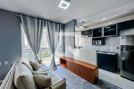 Sala de apartamento à venda com 1 quarto, 40m² em Vila Regente Feijó, São Paulo