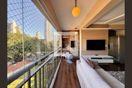 Varanda Sala de apartamento à venda com 3 quartos, 89m² em Jardim, Santo André