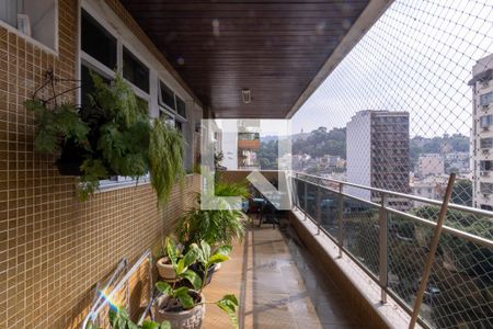 Sala Varanda de apartamento à venda com 3 quartos, 105m² em Tijuca, Rio de Janeiro