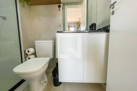Studio para alugar com 24m², 1 quarto e sem vaga Studio para alugar com 24m², 1 quarto e sem vagaBanheiro
