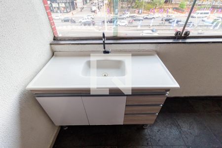 Detalhe - Cozinha de kitnet/studio para alugar com 1 quarto, 20m² em Brás, São Paulo