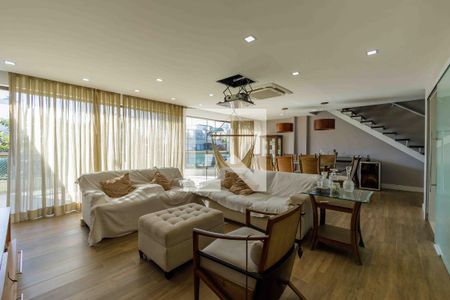 Sala de apartamento para alugar com 4 quartos, 228m² em Recreio dos Bandeirantes, Rio de Janeiro