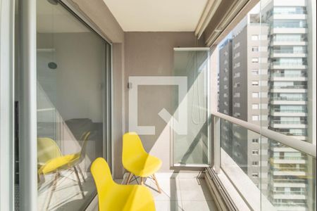 Varanda de apartamento para alugar com 1 quarto, 34m² em Itaim Bibi, São Paulo