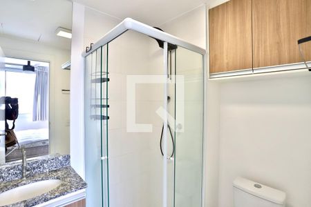 Banheiro de apartamento para alugar com 1 quarto, 23m² em Brás, São Paulo