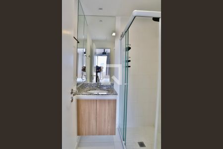 Banheiro de apartamento para alugar com 1 quarto, 23m² em Brás, São Paulo
