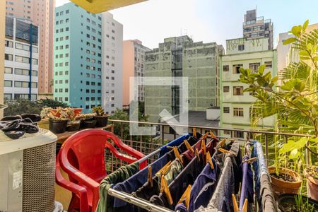 Varanda de apartamento para alugar com 1 quarto, 45m² em Vila Buarque, São Paulo