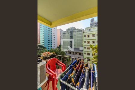 Varanda de apartamento para alugar com 1 quarto, 45m² em Vila Buarque, São Paulo