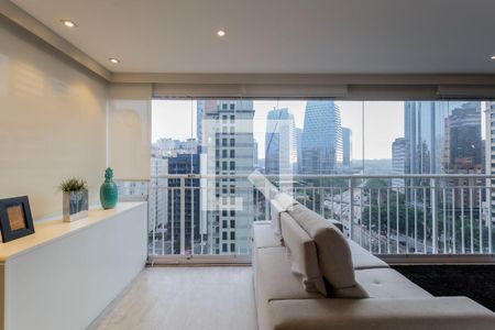 Sala de kitnet/studio para alugar com 1 quarto, 54m² em Vila Nova Conceição, São Paulo