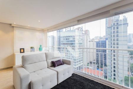 Sala de kitnet/studio para alugar com 1 quarto, 54m² em Vila Nova Conceição, São Paulo