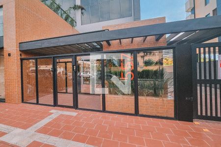 Apartamento para alugar com 35m², 1 quarto e 1 vagaFachada e portaria