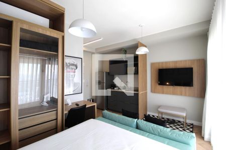 Sala/Quarto de kitnet/studio à venda com 1 quarto, 35m² em Indianópolis, São Paulo