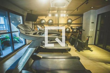 Studio para alugar com 27m², 0 quarto e sem vaga Studio para alugar com 27m², 0 quarto e sem vagaAcademia