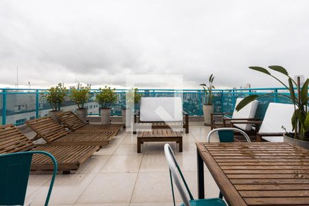 Studio para alugar com 24m², 1 quarto e sem vagaTerraço