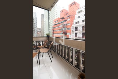 Varanda da Sala de apartamento para alugar com 2 quartos, 135m² em Bela Vista, São Paulo