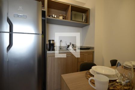 Cozinha de kitnet/studio à venda com 1 quarto, 20m² em Paraíso, São Paulo