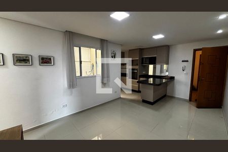 Sala de apartamento à venda com 2 quartos, 60m² em Jardim Ana Maria, Santo André