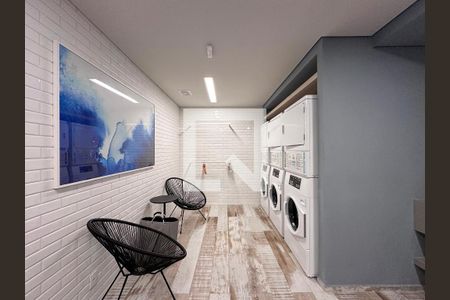 Studio à venda com 24m², 1 quarto e sem vagaLavanderia