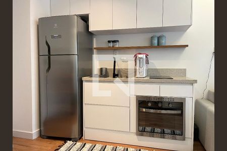 Cozinha de apartamento à venda com 1 quarto, 45m² em Perdizes, São Paulo