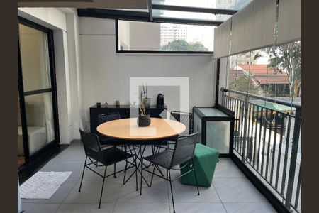 Apartamento à venda com 45m², 1 quarto e sem vagaVaranda