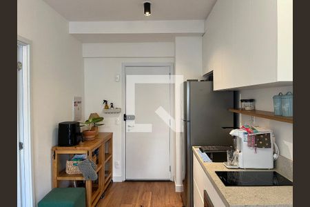 Cozinha de apartamento à venda com 1 quarto, 45m² em Perdizes, São Paulo