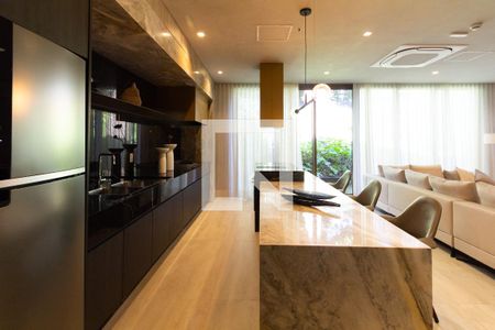 Studio à venda com 30m², 1 quarto e sem vagaÁrea gourmet