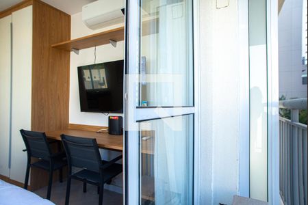 Studio à venda com 29m², 1 quarto e sem vagaVaranda da Sala/Quarto