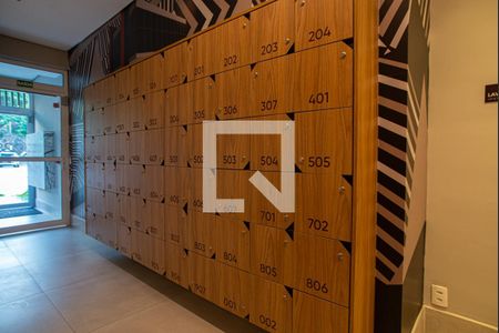 Studio à venda com 29m², 1 quarto e sem vagaÁrea comum - Caixas de encomendas