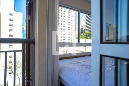 Studio à venda com 29m², 1 quarto e sem vagaVaranda da Sala/Quarto